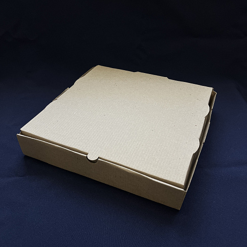 Коробка под пиццу МИКРОгофра 330х330х45мм 100шт бурая(!!!) без печати F111-3 Т-23Е 