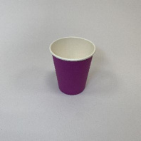 Стакан бумажный 250(260)мл ФИОЛЕТОВЫЙ 50шт D=80, d=57, H=92,5мм ПБФ 