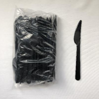 Нож ПРЕМИУМ чёрный УП=50шт 18см