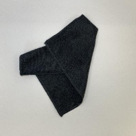 Салфетка из микрофибры 30х30см 1шт без упаковки ЧЁРНАЯ пл.220гр/м2