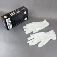 Перчатки виниловые неопудренные "M" УП=100шт AVIORA 