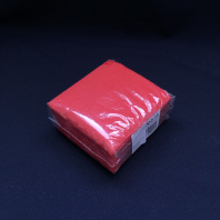 Салфетки 24х24 50шт цветные интенсив красные ПП Арт.С1047 