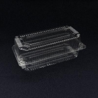 Контейнер одноразовый с крышкой ПР-К-27 ПЭТ 30шт внеш.238х127х90мм