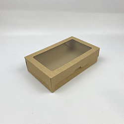 Упаковка OneBox-1900 КРАФТ ланч-бокс с окном 25шт 230х140... Упаковка OneBox-1900 КРАФТ ланч-бокс с окном 25шт 230х140...