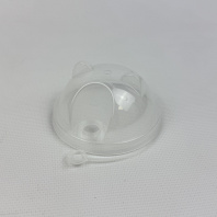 Крышка-КУПОЛ "УШКИ" 90мм ПРОЗРАЧНАЯ ГЛЯНЕЦ(!!!) 45шт СМАРТПЛАСТ 
