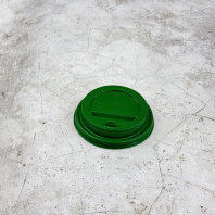 Крышка 80мм с КЛАПАНОМ 100шт ЗЕЛЁНАЯ КАШТАН 