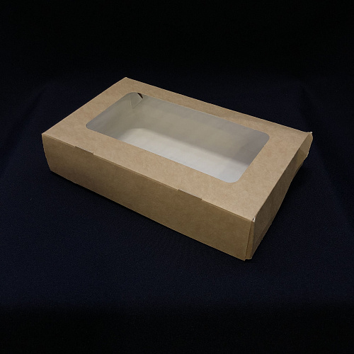 Упаковка GeoVita SELFBOX-1000 ланч-бокс с окном 50шт 200х120х40мм 