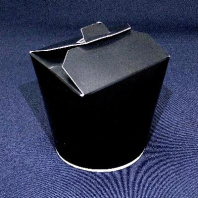 Коробка для лапши WOK ЧЁРНАЯ 450мл 50шт дно-КРУГ China Pak 