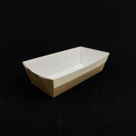 Лоток картон OSQ BAKE-500 КРАФТ 100шт ДЛЯ ЗАПЕКАНИЯ V=540/400мл 170х90/150х65/45мм