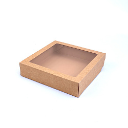 Упаковка OneBox-1500 КРАФТ ланч-бокс с окном 25шт 200х200...