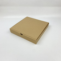 Коробка под пиццу бурая(!!!) 25х25х4см 50шт без печати 