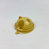 Крышка-КУПОЛ "УШКИ" 90мм БЕЖЕВАЯ 45шт СМАРТПЛАСТ 