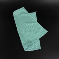 Салфетка из микрофибры для СТЕКЛА(гладкая) БЕЗ УПАКОВКИ 1шт 30х30см бирюзовая