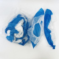 Бахилы одноразовые МЕГАПРОЧНЫЕ(100) УП=20пар 9,2гр/пара ДВОЙНАЯ подошва и резинка