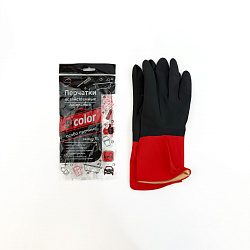 Перчатки латексные BiColor "XL" 1пара ЧЁРНО-КРА... Перчатки латексные BiColor "XL" 1пара ЧЁРНО-КРА...