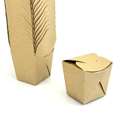 Коробка для лапши WOK TOTAL КРАФТ 500мл 20шт дно-КВАДРАТ ...