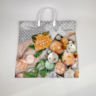 Пакет ПР(пластмассовая ручка) НГ 35х38см (90) Ансамбль 10шт 