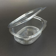Контейнер одноразовый с крышкой КС Кр-500 ПЭТ-холод (внеш. 159х130х55) КОРОБ=700шт 