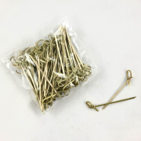 Пики деревянные "Узелок"  9см УП=100шт бамбук 