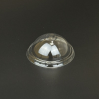 Крышка для креманки 165мл ПЭТ D=87мм прозрачная 50шт КУПОЛЬНАЯ без отверстия 