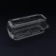 Контейнер одноразовый с крышкой ПР-К- 025 ПЭТ (внеш. 218х115х84) КОРОБ=320шт