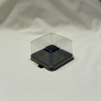 Контейнер для ДЕСЕРТОВ НАПОЛЕОН чёрный + КРЫШКА прозр. 100шт 92х85х51мм ПАКГРАД 