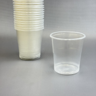 Стакан одноразовый ПП 500мл прозрачный 50шт "Бочонок" 