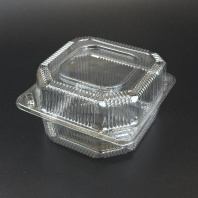 Контейнер одноразовый с крышкой К-13(В) (аналог ПР-К-15В) ПЭТ (внутр. 149х149х80) КОРОБ=600шт