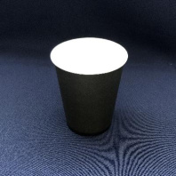 Стакан 250(260)мл бумажный ЧЁРНЫЙ 50шт D=80, d=57, H=92,5мм ПБФ Арт.18604 