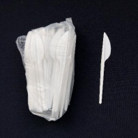 Нож одноразовый БЕЛЫЙ УП=100шт 165мм