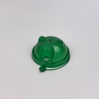 Крышка-КУПОЛ "УШКИ" 90мм ЗЕЛЁНАЯ 45шт СМАРТПЛАСТ 