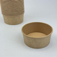 Салатник бумажный  КРАФТ/крафт  760мл 25шт D=145, d=125, H=65 OneBowl UP 1ЕА