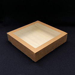 Упаковка ОРИГАМО TABOX-1500 ланч-бокс с окном 1500мл 25шт...