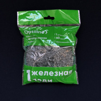 Мочалка металлическая 1шт (40гр) МЕГА Текстоп/OptiLine 