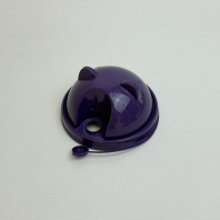 Крышка-КУПОЛ "УШКИ" 90мм ФИОЛЕТОВАЯ 45шт СМАРТПЛАСТ 