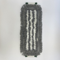 МОП петельный тафтинговый КОМБИ 40см 1шт (ХБ/ПЭФ+микрофибра) "ЯЗЫК Т-стропа"