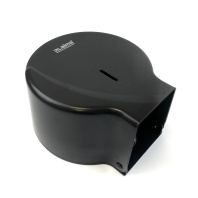 Диспенсер для бумаги туалетной LAIMA PROFESSIONAL 280х270х120мм ЧЁРНЫЙ пластик (Система Т2) 