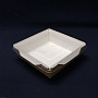 Упаковка GeoVita GeoBOX-900 БЕЛЫЙ салатник + КРЫШКА прозр. 50шт 150х150/135х135/50мм 