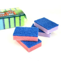 Губки для посуды ЧИСТЮЛЯ "Макси УП=10шт" 95х65х25мм