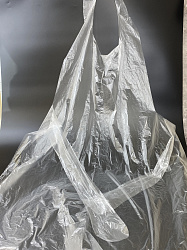 Фартук одноразовый ПНД 120х76см (8) УП=50шт прозрачный 