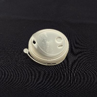 Крышка ПП 80мм с ЗАГЛУШКОЙ ФЛИП-ТОП 50шт ПРОЗРАЧНАЯ