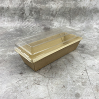 Упаковка OneClick Bottom- 700 КРАФТ салатник + крышка ВЫСОКАЯ H=20мм 50шт 190х60/215х85