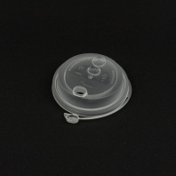 Крышка ПП 80мм с ЗАГЛУШКОЙ 50шт ПРОЗРАЧНАЯ МАТОВАЯ(!!!) OX-PACK/Каштан 