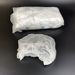 Шапочка "Шарлотта" УП=100шт БЕЛАЯ (одинарная ре...