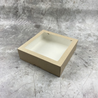 Упаковка OSQ Tabox-PRO-1555 ланч-бокс с окном 1555мл 25шт 200х200х55 