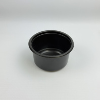 Контейнер круглый ПП D-115 350мл ЧЁРНЫЙ 50шт D=115, H=62мм Д-Полимер 