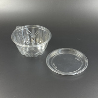 Контейнер для ДЕСЕРТОВ СпК-133 500мл прозрачный + КРЫШКА 50шт D=133, H=63мм ПолиЭР 