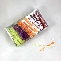 Пики пластиковые "Тюльпан" 8,2см УП=400шт цветные МИКС 