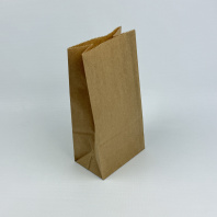 Пакет бум. прямоуг. дно КРАФТ 250х120х80 25шт(!!!) пл.50гр 