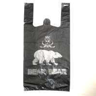 Пакет майка ПНД 28+14х55 (14) Медведь 100шт Иж 